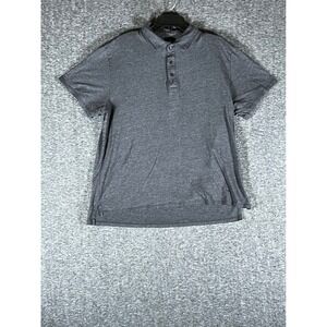 Bonobos‎ Slim Fit Polo Shirt XXL Charcoal Heather Drytex Cotton Blend Short Sl
